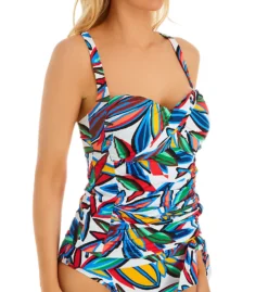 Bleu Rod Beattie Lush Life Twist Tankini Swim Top 20403D