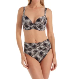 Bleu Rod Beattie Skin Games Shirred High Waist Swim Bottom 20915 -Freya Fashion Shop bleu rod beattie bleu01 20915 cs1