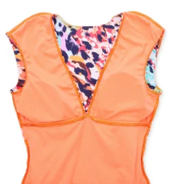 Bleu Rod Beattie Party Animal Cap Sleeve Mio One Piece Swimsuit A23206 -Freya Fashion Shop bleu rod beattie bleu01 a23206 cs5