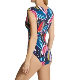 Bleu Rod Beattie Absolutely Fabulous Cap Sleeve One Piece Swimsuit AF22767 -Freya Fashion Shop bleu rod beattie bleu01 af22767 bs