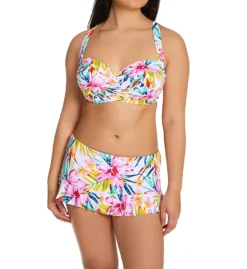 Bleu Rod Beattie Beachy Keen Shirred Underwire Bandeau Swim Top B21179D -Freya Fashion Shop bleu rod beattie bleu01 b21179d cs2