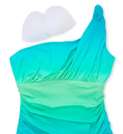 Bleu Rod Beattie Cool Breeze One Shoulder Mio One Piece Swimsuit B23785 -Freya Fashion Shop bleu rod beattie bleu01 b23785 cs6