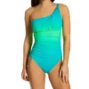 Bleu Rod Beattie Cool Breeze One Shoulder Mio One Piece Swimsuit B23785 -Freya Fashion Shop bleu rod beattie bleu01 b23785 gs