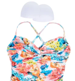 Bleu Rod Beattie Blooming Chic Underwire Twist One Piece Swimsuit BC22968 -Freya Fashion Shop bleu rod beattie bleu01 bc22968 cs6