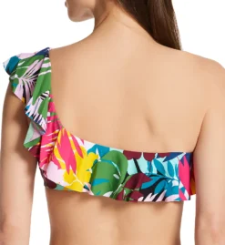 Bleu Rod Beattie On A Brighter Note Ruffle One Shoulder Swim Top BN22108 -Freya Fashion Shop bleu rod beattie bleu01 bn22108 bs