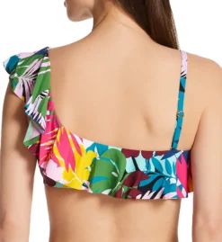 Bleu Rod Beattie On A Brighter Note Ruffle One Shoulder Swim Top BN22108 -Freya Fashion Shop bleu rod beattie bleu01 bn22108 cs1