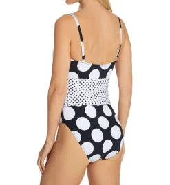 Bleu Rod Beattie Let's Get Dotty Plunge Mio One Piece Swimsuit D21793 -Freya Fashion Shop bleu rod beattie bleu01 d21793 bs