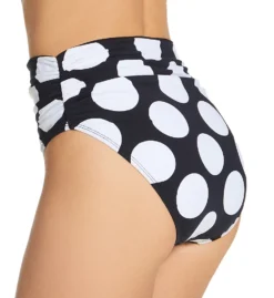 Bleu Rod Beattie Let's Get Dotty High Waist Shirred Swim Bottom D21924 -Freya Fashion Shop bleu rod beattie bleu01 d21924 bs