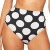 Bleu Rod Beattie Let's Get Dotty High Waist Shirred Swim Bottom D21924 -Freya Fashion Shop bleu rod beattie bleu01 d21924 gs