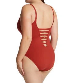 Bleu Rod Beattie Plus Size Paradise Found Lace One Piece Swimsuit F22226X -Freya Fashion Shop bleu rod beattie bleu01 f22226x bs