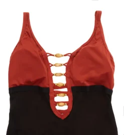 Bleu Rod Beattie Plus Size Paradise Found Lace One Piece Swimsuit F22226X -Freya Fashion Shop bleu rod beattie bleu01 f22226x cs5