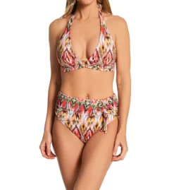 Bleu Rod Beattie Free Spirit Halter With Ring Swim Top FS23107 -Freya Fashion Shop bleu rod beattie bleu01 fs23107 cs1