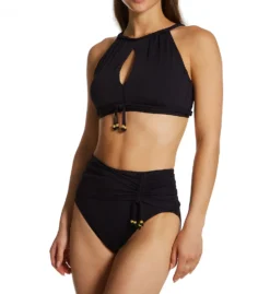 Bleu Rod Beattie Glam Stand Braided Crop Swim Top GS22303 -Freya Fashion Shop bleu rod beattie bleu01 gs22303 cs1