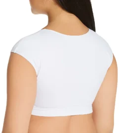 Bleu Rod Beattie Kore Tie Front Cap Sleeve Crop Swim Top K21199 -Freya Fashion Shop bleu rod beattie bleu01 k21199 bs