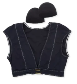 Bleu Rod Beattie A Fine Line Cap Sleeve Crop Swim Top L23115 -Freya Fashion Shop bleu rod beattie bleu01 l23115 cs6