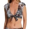 Bleu Rod Beattie Bold Moves Front Cap Sleeve Crop Swim Top M23199 -Freya Fashion Shop bleu rod beattie bleu01 m23199 gs