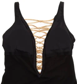 Bleu Rod Beattie Plus Size Let's Get Knotty Lace One Piece Swimsuit N22232X -Freya Fashion Shop bleu rod beattie bleu01 n22232x cs5