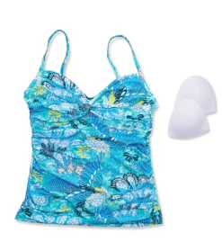 Bleu Rod Beattie Paradise Found Twist Tankini Swim Top PF22457 -Freya Fashion Shop bleu rod beattie bleu01 pf22457 cs6