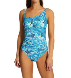 Bleu Rod Beattie Paradise Found One Shoulder One Piece Swimsuit PF22785 -Freya Fashion Shop bleu rod beattie bleu01 pf22785 fs