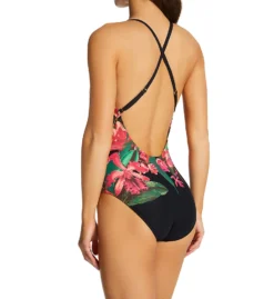 Bleu Rod Beattie Return To Rio High Neck Keyhole One Piece Swimsuit RR22204 -Freya Fashion Shop bleu rod beattie bleu01 rr22204 bs