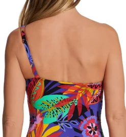 Bleu Rod Beattie Night Safari One Shoulder Mio One Piece Swimsuit S23785 -Freya Fashion Shop bleu rod beattie bleu01 s23785 cs1