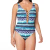 Bleu Rod Beattie Sun, Sea And Sand Lattice Front One Piece Swimsuit SS22299 -Freya Fashion Shop bleu rod beattie bleu01 ss22299 gs