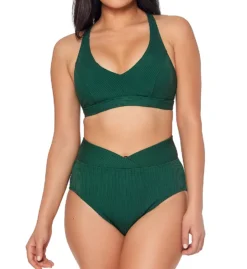 Bleu Rod Beattie Walk The Line High Waist Cross Band Swim Bottom WL22930 -Freya Fashion Shop bleu rod beattie bleu01 wl22930 cs1