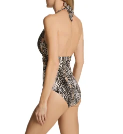 Bleu Rod Beattie Walk On The Wild Side Plunge One Piece Swimsuit WS22747 -Freya Fashion Shop bleu rod beattie bleu01 ws22747 bs