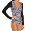 Body Glove Amy Chloe Long Sleeve Paddle One-Piece Swimsuit 550754