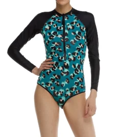 Body Glove Pounce Long Sleeve Paddle One-Piece Swimsuit 566764