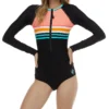Body Glove Coral Reef Long Sleeve Paddle One-Piece Swimsuit 570764