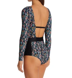 Body Glove Abloom Wave Long Sleeve Paddle One-Piece Swimsuit 582765 -Freya Fashion Shop body glove bg01 582765 bs