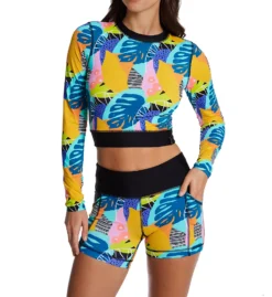 Body Glove Curacao Splash Performance Fit Cross-over Shorts 603660 -Freya Fashion Shop body glove bg01 603660 cs1