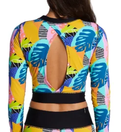 Body Glove Curacao Serena Crop Rashguard Swim Top 603743 -Freya Fashion Shop body glove bg01 603743 bs