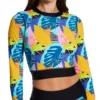 Body Glove Curacao Serena Crop Rashguard Swim Top 603743 -Freya Fashion Shop body glove bg01 603743 gs
