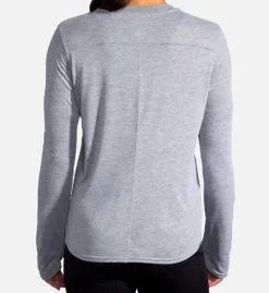 Brooks Distance DriLayer Solid Long Sleeve T-Shirt 221471 -Freya Fashion Shop brooks movc01 221471 bs