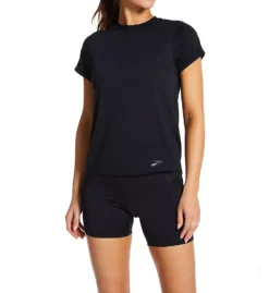 Brooks Distance Short Sleeve Tee 221544 -Freya Fashion Shop brooks movc01 221544 cs1