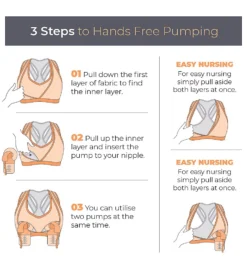 Cake Maternity Lotus Yoga Hands Free Pumping Bra 26-1037 -Freya Fashion Shop cake maternity cake01 26 1037 cs3