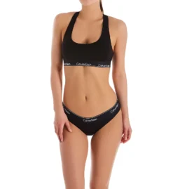 Calvin Klein Modern Cotton Unlined Racerback Bralette F3785 -Freya Fashion Shop calvin klein cal001 f3785 cs2