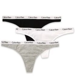 Calvin Klein Carousel Thong - 3 Pack QD3587 -Freya Fashion Shop calvin klein cal001 qd3587 cs2