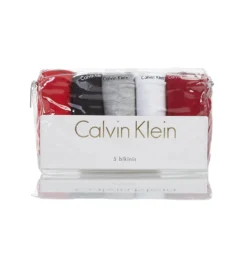 Calvin Klein Signature Cotton Bikini Panty - 5 Pack QD3713 -Freya Fashion Shop calvin klein cal001 qd3713 cs1