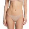 Calvin Klein Sheer Marquisette High Leg Tanga Panty QF7105