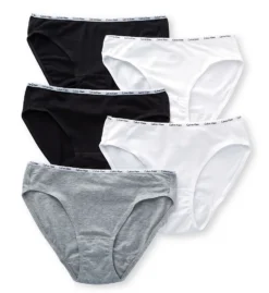 Calvin Klein Cotton Stretch Bikini Panty - 5 Pack QP1094M -Freya Fashion Shop calvin klein cal001 qp1094m cs2