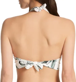 Carmen Marc Valvo Castello Scroll Ring Halter Bikini Swim Top C2G097 -Freya Fashion Shop carmen marc valvo cmv01 c2g097 bs