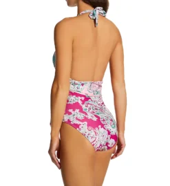 Carmen Marc Valvo Bellagio Paisley Scarf Tie One Piece Swimsuit C2J434 -Freya Fashion Shop carmen marc valvo cmv01 c2j434 bs