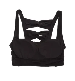 Carmen Marc Valvo Twisted Ties Square Neck Twist Back Crop Swim Top C66430 -Freya Fashion Shop carmen marc valvo cmv01 c66430 cs5