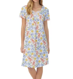 Carole Hochman 100% Cotton Knit Short Sleeve Waltz Gown CH22551