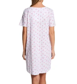 Carole Hochman 100% Cotton Knit Short Sleeve Sleepshirt CH22553 -Freya Fashion Shop carole hochman caho01 ch22553 bs