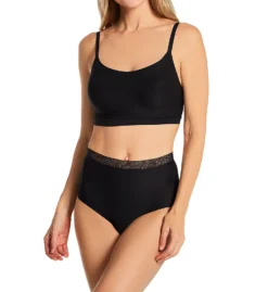 Chantelle Soft Stretch High Waist Brief Panty With Lace 11G7 -Freya Fashion Shop chantelle cha001 11g7 cs1