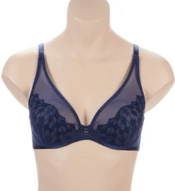 Chantelle Wagram Lace Unlined Plunge Bra 2991 -Freya Fashion Shop chantelle cha001 2991 fs